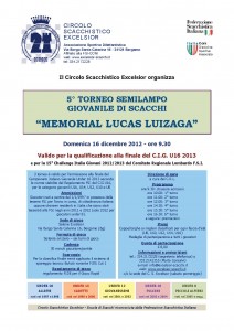Bando Torneo Memorial Luizaga
